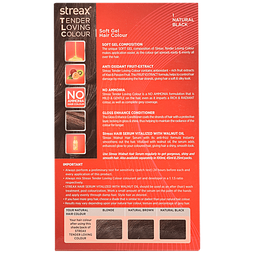 Streax Hair Color, 20 ml Tlc Dark Brown 3 No Ammonia