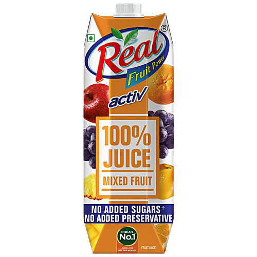 Buy Real Activ Juice Mixed Fruit With No Added Sugar 1 L Online At Best