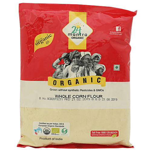 24 Mantra Organic Flour - Corn, 500 g Pouch 