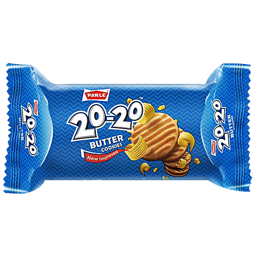 Parle 20-20 Butter Cookies, 30 g Pouch 