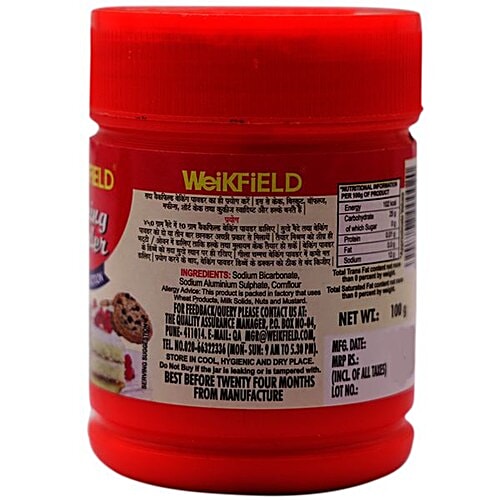 Buy Weikfield Baking Powder 100 Gm Bottle Online at the Best Price of Rs 33 bigbasket