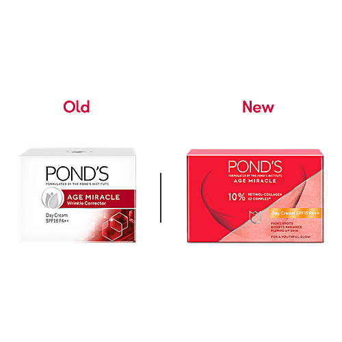 Ponds Age Miracle Wrinkle Corrector SPF 15 PA++ Day Cream, 35 g  