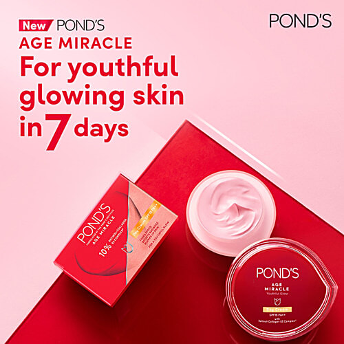 Ponds Age Miracle Youthful Glow Day Cream - SPF 15 PA++, 50 g Carton