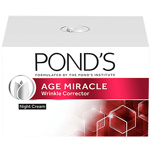 Ponds Age Miracle Wrinkle Corrector Night Cream, 50 g  