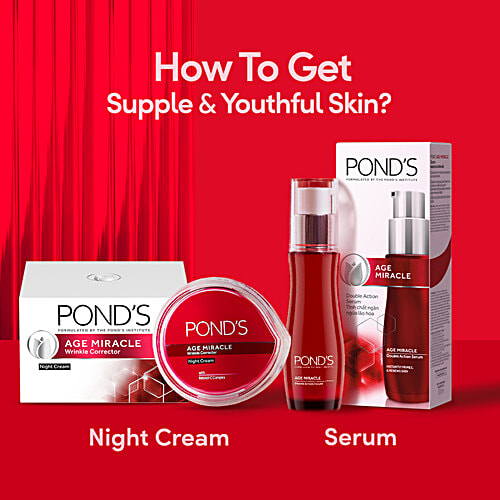 Ponds Age Miracle Wrinkle Corrector Night Cream, 50 g  