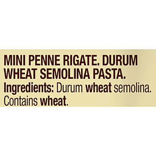 Borges Durum Wheat Pasta - Mini Penne Rigate, 350 g Pouch 0% Cholesterol & No TransFats