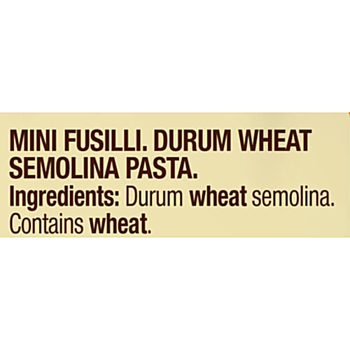 Borges Durum Wheat Pasta - Mini Fusilli, 350 g Pouch 0% Cholesterol & No TransFats