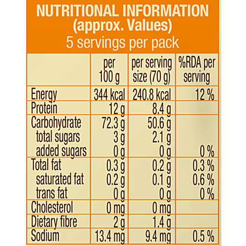 Borges Durum Wheat Pasta - Mini Fusilli, 350 g Pouch 0% Cholesterol & No TransFats