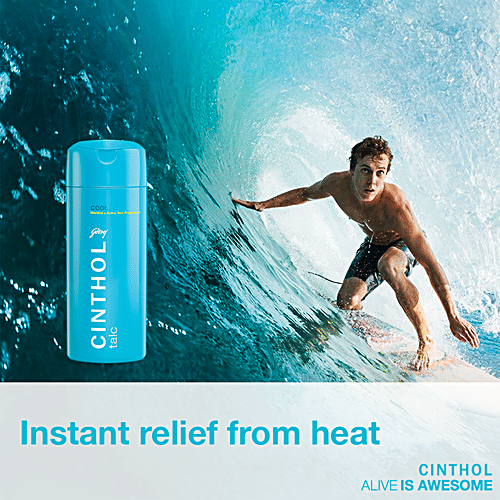Cinthol Cool Talc - Cooling Effect With Menthol, Active Deo Fragrance, Fights Body Odour, 300 g  Beats Body Odour