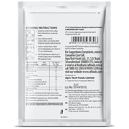 ACT II Popcorn - Classic Salted, 120 g Pouch 