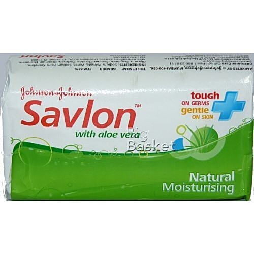 Savlon Moisturizing Soap - with Aloe Vera, 75 g Carton 