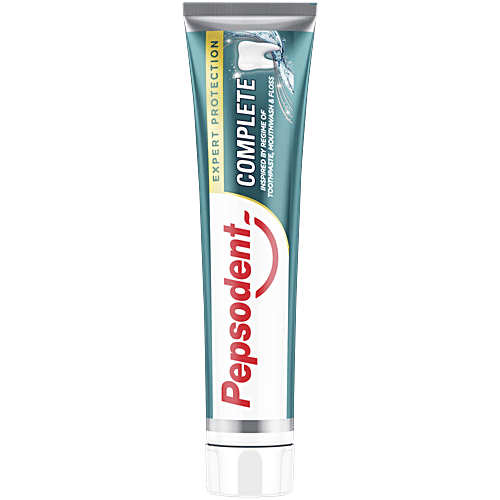 Pepsodent Expert Protection Complete Toothpaste, 140 g  Contains Fluoride & Zinc, Protects Teeth Against Cavities & Germs, Provides Intense Freshness, Helps Fight Interdental Plaque