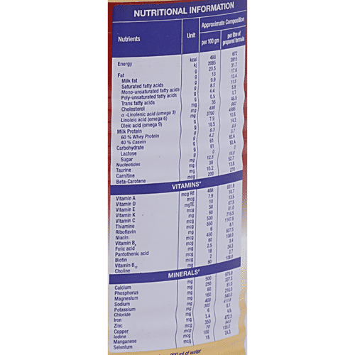 Farex Infant Formula Powder - Stage 1, From Birth Up to 6 Months, Milk Protein & Iron, 450 g Tin Milk Protein & Iron