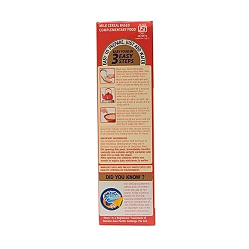 Farex Milk Cereal Based Complementary Food - Rice - (Stage1), 300 g Carton 