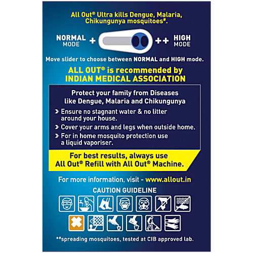 All Out Ultra Liquid Vaporiser Mosquito Repellent Starter Pack, 45 ml Machine + Refill 