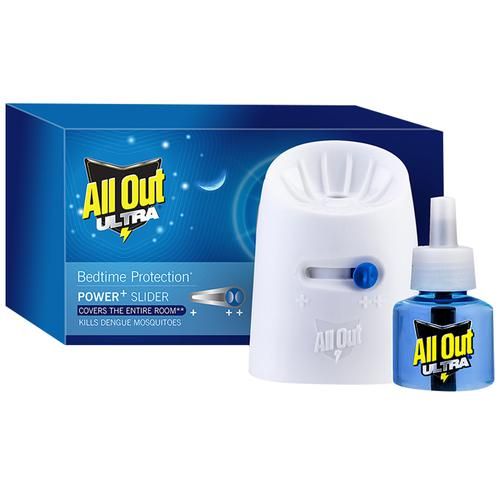 All Out Ultra Mosquito Repellant - Starter Pack, 45 ml  