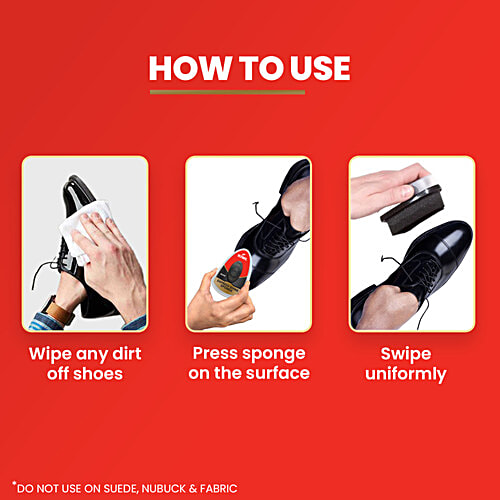 Kiwi Express Shine Sponge - Black, 1 pc Box Superior Shine Time After Time, Instant Shine for Black Leather