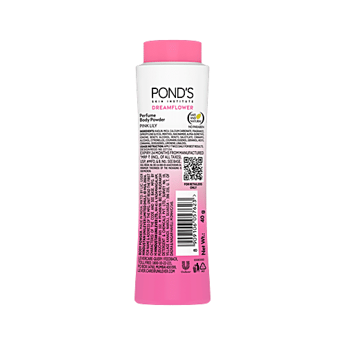 Ponds Dreamflower Pink Lily Perfume Body Powder, 40 g  