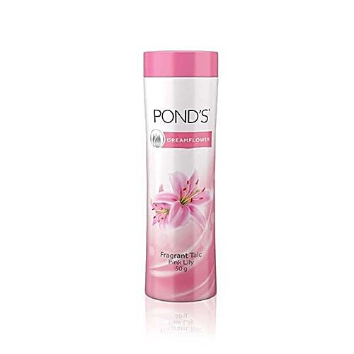 Ponds Dreamflower Fragrant Talc, 50 g Bottle 