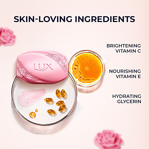 Lux Soft Glow Rose & Vitamin E Soap, 150 g Carton 