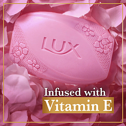 Lux Soft Glow Rose & Vitamin E Soap, 150 g Carton 