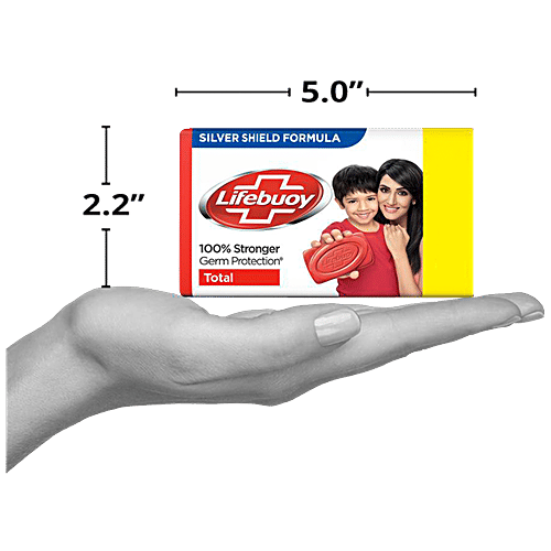 Lifebuoy Total 10 Soap Bar, 125 g  