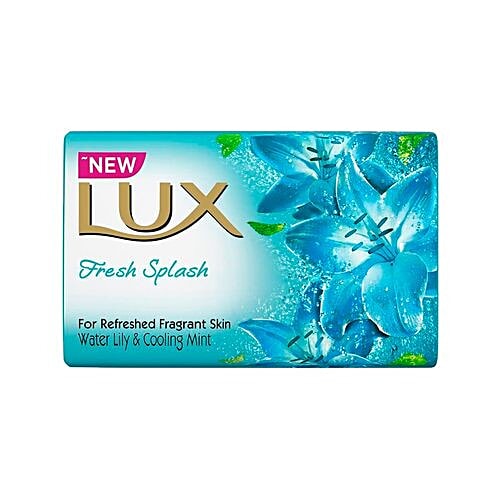Lux Fresh Splash Water Lily & Cooling Mint Soap Bar, For Refreshed Fragrant Skin, 100 g  For Refreshed Fragrant Skin