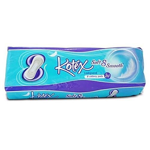 Buy Kotex Cottony Sanitary Pads Soft Smooth 8 Pcs Online at the Best