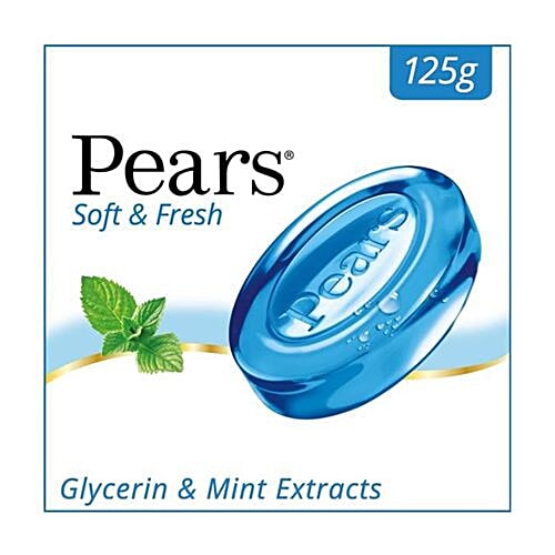 Pears Soft & Fresh Soap Bar, 125 g  
