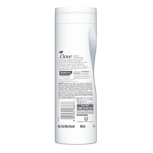 Dove Purely Pampering Nourishing Lotion - All Skin Types, With Shea Butter & Warm Vanilla, 400 ml