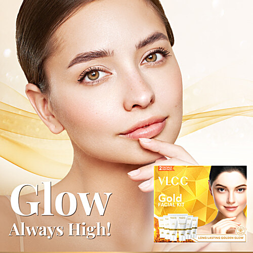 VLCC Gold Facial Kit For Luminous & Radiant Complexion, 60 g  For Luminous & Radiant Complexion