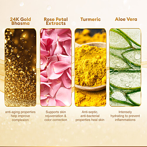 VLCC Gold Facial Kit For Luminous & Radiant Complexion, 60 g  For Luminous & Radiant Complexion