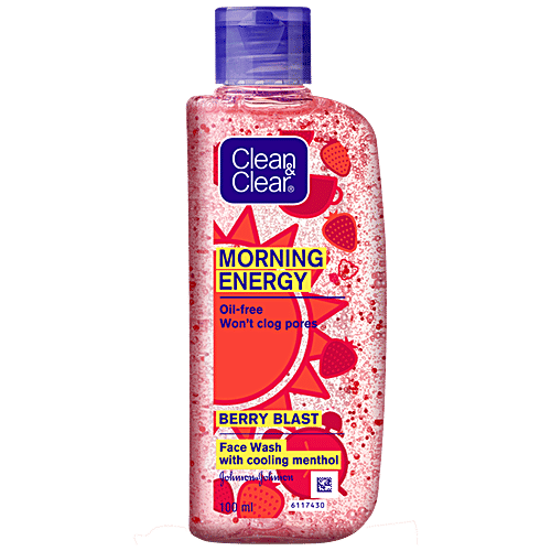 Clean & Clear Morning Energy Berry Blast Face Wash, 100 ml