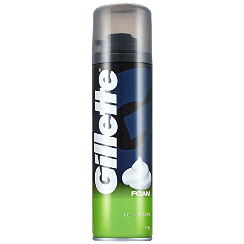 Gillette Pre Shave Foam - Classic Lemon Lime, 196 g  