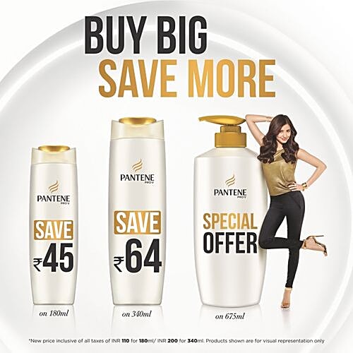 Pantene Advanced Hair Fall Solution  Shampoo  - Silky Smooth Care, 340 ml  