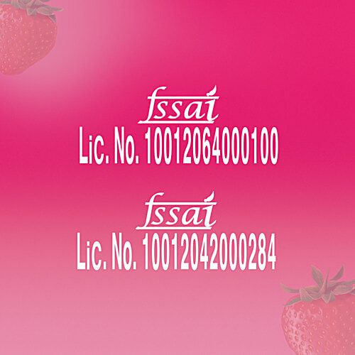 Alpenliebe Juzt Jelly Soft Candy - Strawberry Flavour, 70.3 g Pouch 