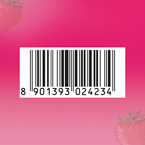 Alpenliebe Juzt Jelly Soft Candy - Strawberry Flavour, 70.3 g Pouch 