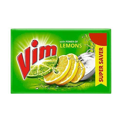 Vim Dishwash Bar - Lemon, 500 g  
