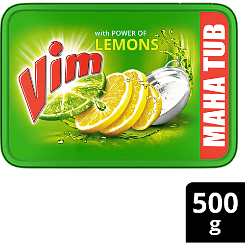 Buy Vim Dishwash Bar Lemon 500 Gm Online At Best Price of Rs 60 bigbasket