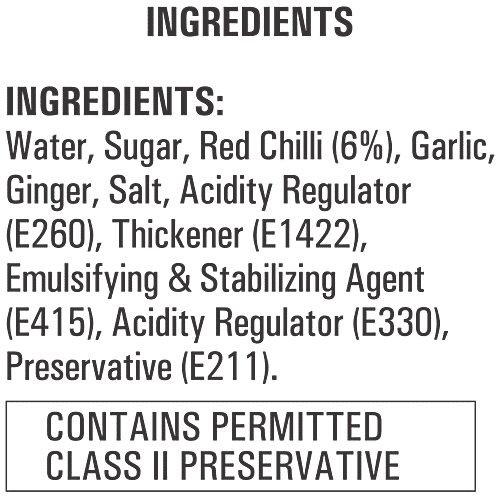 Chings Secret Red Chilli Sauce, 680 g Bottle 