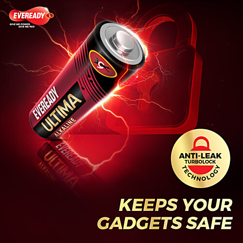 Eveready Ultima Alkaline AA Battery, 10 pcs  400% Longer Lasting
