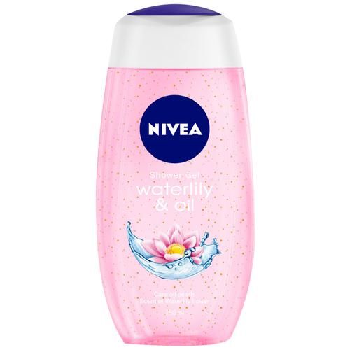Nivea Waterlily & Oil Shower Gel Body Wash - Pampering Care With Refreshing Scent Of Waterlily Flower, 250 ml  