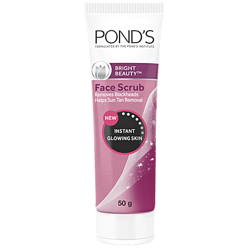 Ponds White Beauty Face Scrub - Sun Dullness Removal, 50 g Tube