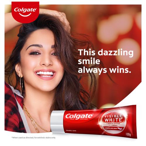 Buy Colgate Toothpaste - Visible White 50 gm Online at Best Price. of ...