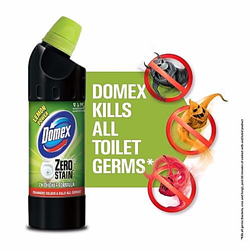 Buy Domex Toilet Cleaner Zero Stain Lemon 750 ml Online at Best