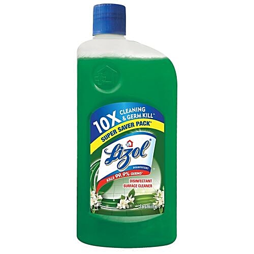 Lizol Disinfectant Surface & Floor Cleaner Liquid - Jasmine, Kills 99.9% Germs, 975 ml Bottle 