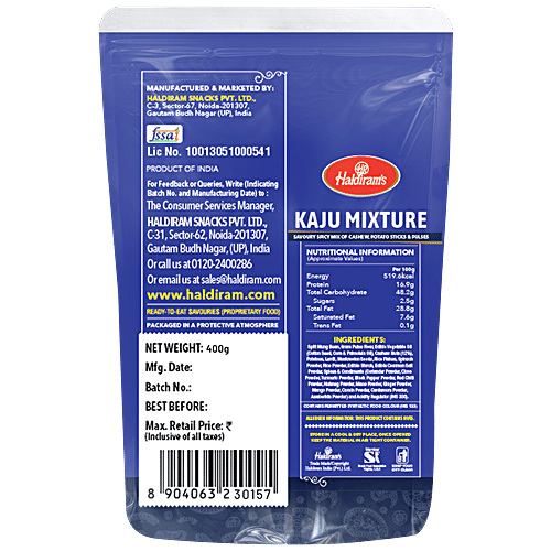 Haldiram's Kaju Mixture, 400 g Pouch 