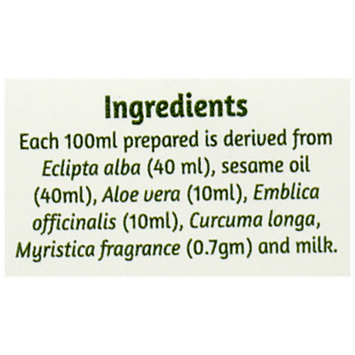 18 Herbs Karippan Thailam Hair Oil - Healthy Hair in 3 Weeks, 100% Certified Organic Herbs, Sulphur & Paraben Free, 100 ml Sulphur & Paraben Free