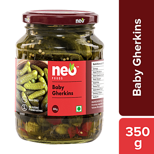 Buy Neo Gherkins Baby 350 Gm Jar Online At Best Price of Rs 126 bigbasket