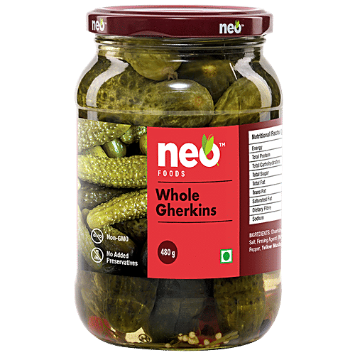 Buy Neo Gherkins 480 Gm Jar Online At Best Price of Rs 135 bigbasket